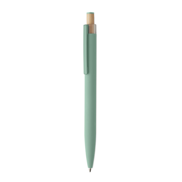 Stylo personnalisé alu recyclé Bergamo++ Vert menthe